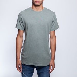 Sold‼️Last Chance‼️Light Olive High Low T-shirt